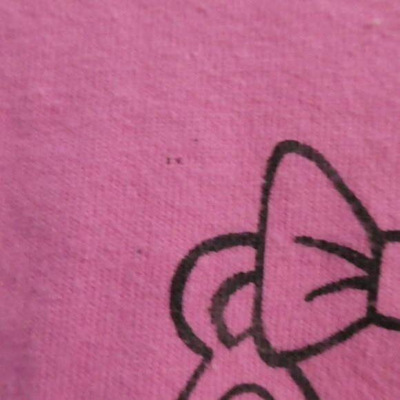 FRUIT OF THE LOOM - Heavy Cotton | size 10/12 | The End Is Near Pink Tee - Picture 15 of 16